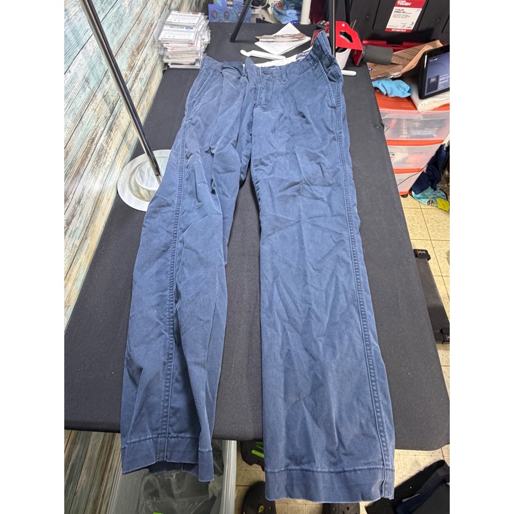 Daniel Cremieux Chino Pants 32x30 Navy Blue EUC Comfort Stretch Straight Leg